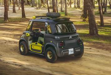 Citroen Ami Buggy rear action sand